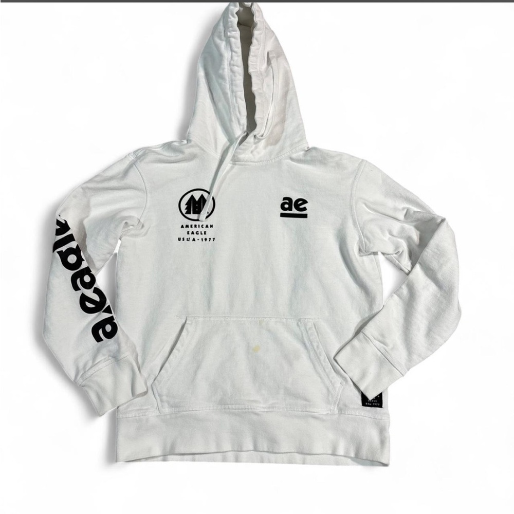American Eagle white hoodie Size S